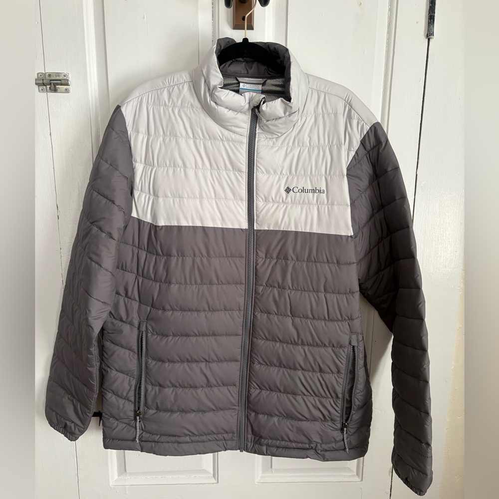 Columbia Men's Two-Tone Gray Puffer Jacket